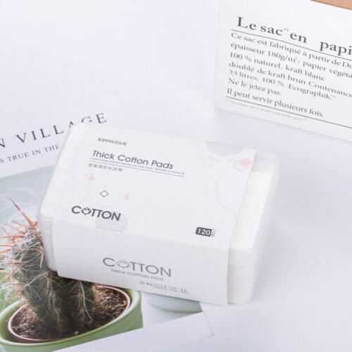 120Pcs/Set Make Up cotton pads Wipes Soft Makeup Remover Pads Ultrathin Facial Cleansing Paper Wipe Disposable Makeup Cotton