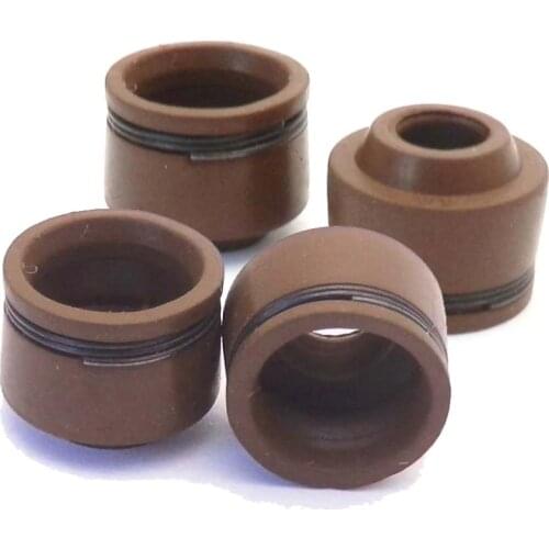 2 Pair (4 pieces) VALVE STEM OIL SEALS For 150cc GY6 50cc QMB139 SCOOTER MOPED TAOTAO ROKETA