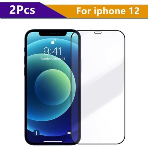 2Pcs Tempered Glass For iPhone 12 Pro Max 9H Hard Safety Protective Glass Screen Protector for iPhone 12 Film For iphone12 Mini