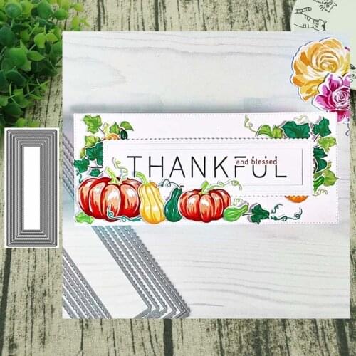 2020 new Metal Cutting Dies frameworks cut die 7 Slimline for Scrapbooking Steel Craft Die Cut Embossing Paper Card Album