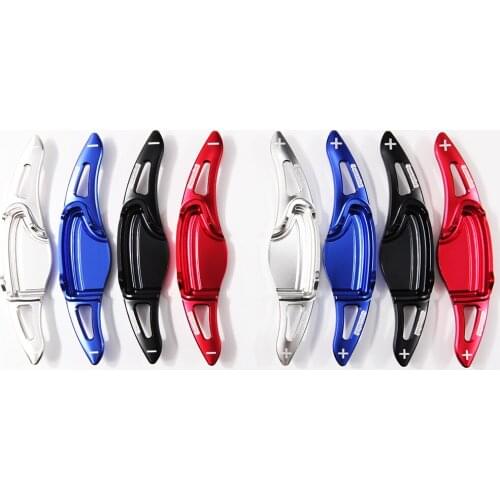 2pcs Steering Wheel Aluminum Shift Paddle Shifter Extension For Honda CRV 2009-2013 Car-styling