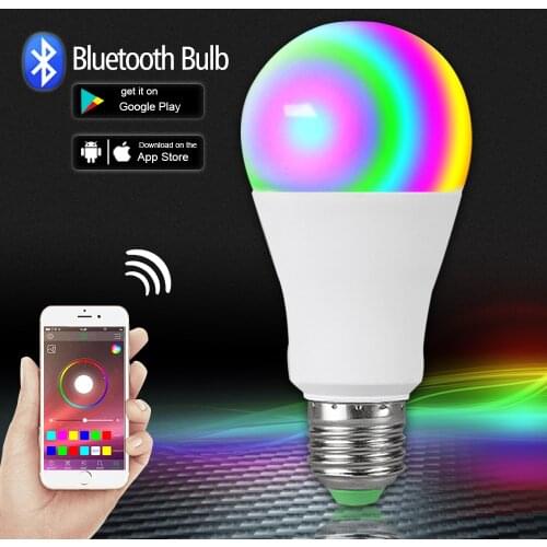 Ampoule E27 LED Bluetooth Bulb 15W 20W RGB Wireless LED Smart Light Bulb 85-265V B22 RGBW 20 Modes LED Music Smart Home Lighting