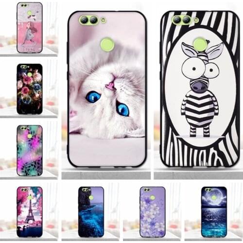 Phone Case for Huawei Nova 2 Soft Silicone Cute Painted Back Cover for Huawei Nova 2 PIC-AL00 Case Cover for Huawei Nova 2 Case