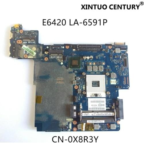CN-0X8R3Y 0X8R3Y X8R3Y For Dell Latitude E6420 Laptop Motherboard PAL50 LA-6591P QM67 Mainboard DDR3 100% tested working