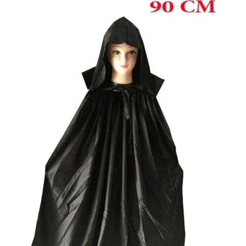 Halloween Hooded + collar Cape 90 Cm Black 431617089