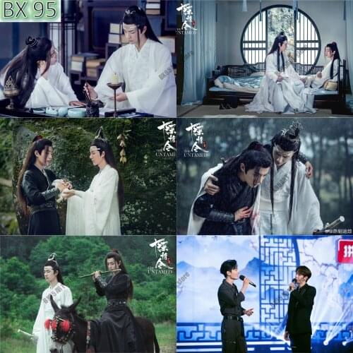 Chen Qingling Canvas Painting Wang Yibo Xiao Zhan Posters and Prints Wall Art Nordic Pictures for Living Kids Home Decoration