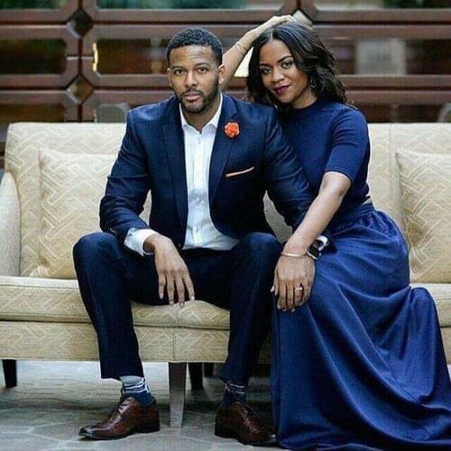 Prom Costume Homme Man Blazer Terno Mans Suits For Wedding Outfit Groom Wear Tuxedo Evening Dress Two Pieces Suit(Jacket+Pants)