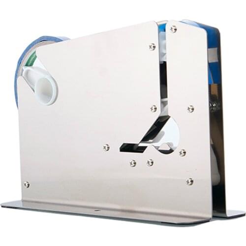 Stainless Steel Tape Cutter Dispenser Supermarket Plastic Bag Sealing Machine Food Packing Sealer Mini Fruit Stapler Packer