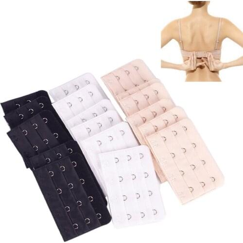 Hot Bra Extenders Strap 4 Rows Women Ajustable Intimates Lengthened Bra Hook Buckle Bra Extension Belt