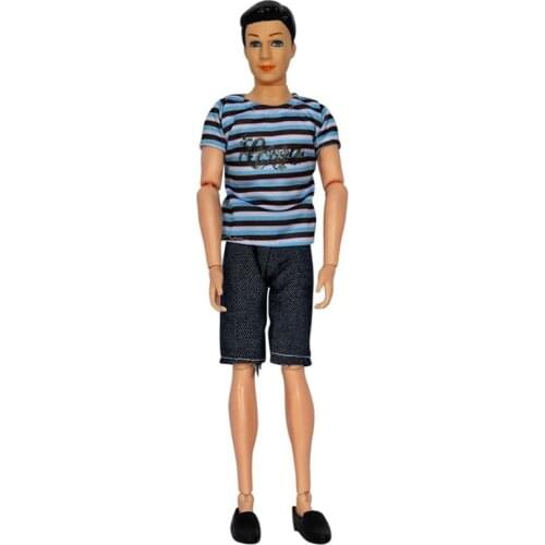 14 Joints Male Ken Dolls 32 cm Kids Toys For Barbie Game Ball Jointed Dolls Clothes Shoes Best DIY Birthday Present For Girl Boy