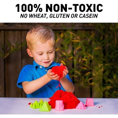 Random Color Soft Magic Sand DIY Dynamic Sand Indoor Playing Toys Children Clay Educational Colored Soft Slime Space Sand A Box