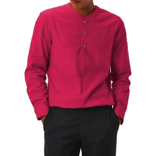 New Autumn Men T-Shirt Long Sleeve Solid Color Plus Size V Neck Slims Fit Casual T-Shirts Pullover Top