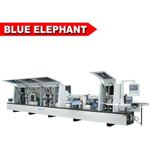 The latest edge banding machine is fully upgraded, high-speed production of energy-saving furniture manufacturing machinery