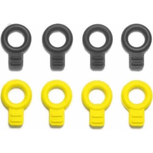 Original tamiya mini 4wd parts 95492 rubber body catches black/yellow for tamiya mini 4wd racing car 1/32 scale 324 store