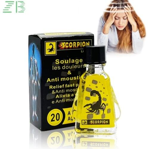 Scorpion Venom Refreshing Oil For Headache Dizziness Medicinal Plaster Fengyoujing Essential Oil Relieve Itching Tiger Balm
