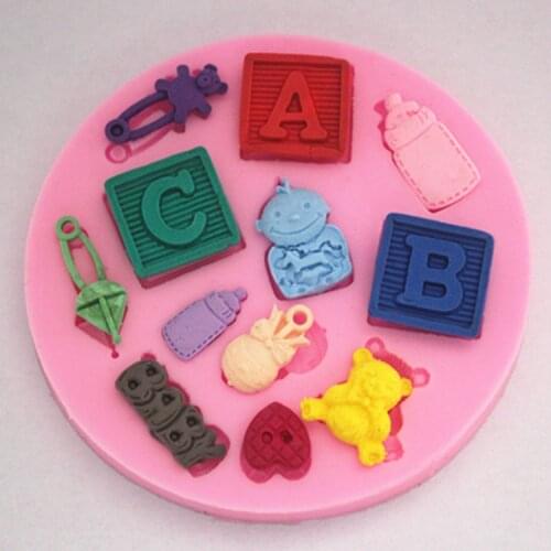 Food Grade BABY SCHOOLING SILICONE MOULD, non stick sugarcraft Sugar paste, Chocola Soap Mold dia