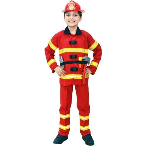 Everyone Kostüm Lux Fireman Kids Profession Costume
