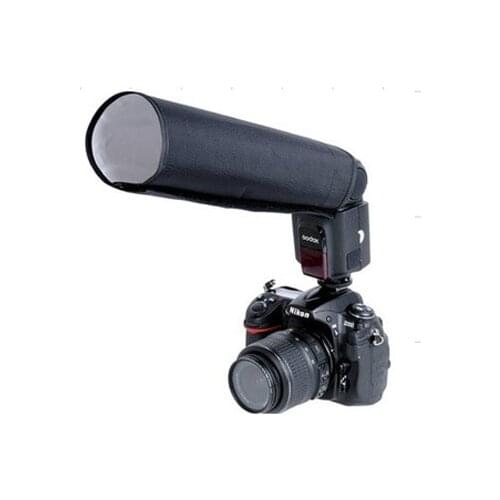 Godox SN3030 31cmx26.8cm Foldable Snoot Flash Beam Cloth Diffuser Tube For DSLR Camera Speedlite