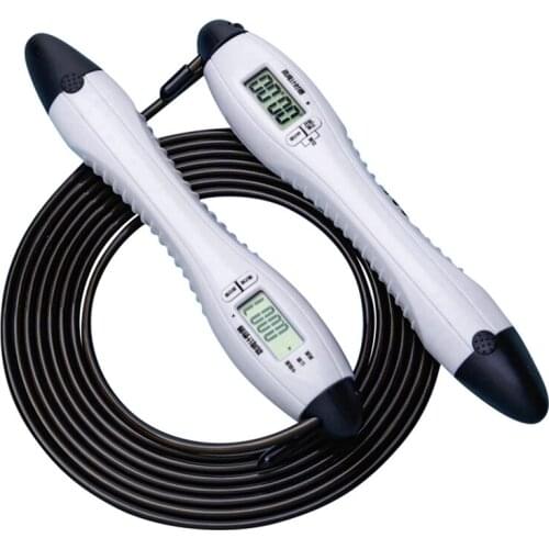 Steel Wire Skipping Rope with 60-Second Timing Bell to Remind the Counter Calorie Skipping Rope Professional Technical Jump Rope