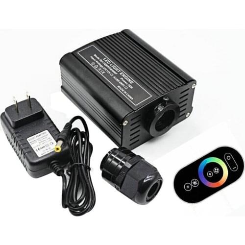 16W Led Fiber Optic Engine Driver RF Remote Touch Controlled RGBW Ceiling star DIY Light Device