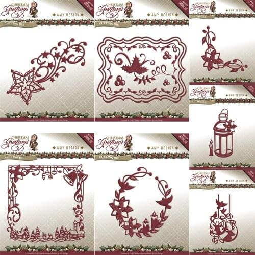 Piggy Craft metal cutting dies cut die mold Christmas bell lantern frame Scrapbook paper craft knife mould blade punch stencils