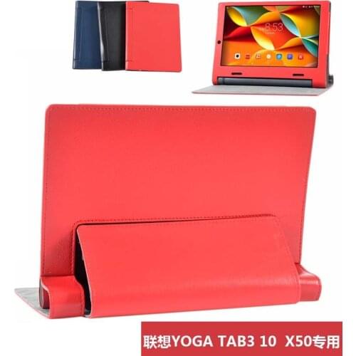 Ultra Slim Litchi Full Protector Folio Stand Leather Cover Case For Lenovo YOGA Tab 3 Tab3 X50 X50m X50l YT3-X50F 10.1" Tablet