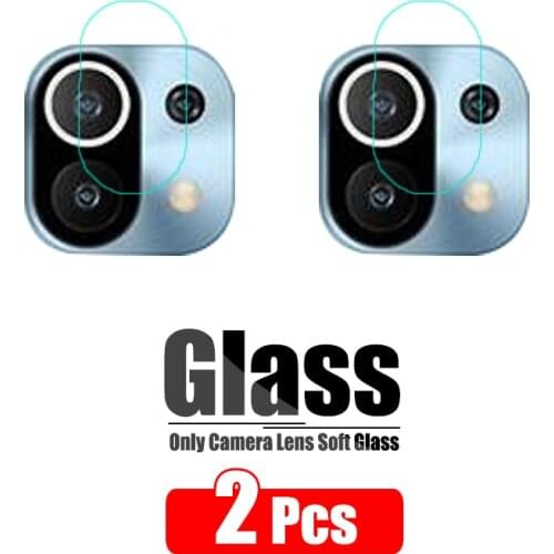 2 Pcs Poco X3 NFC Camera Protective Glass For Xiaomi Mi 10T Lite 9T 11 Ultra On Redmi Note 10 Pro Max Len Protectors Film