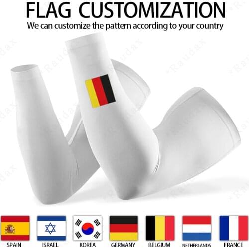 Factory Can Be Customized 1 Pair Arm Sleeves Bicycle Arm Sleeves Armguards Quick Dry Anti-UV Men Women Summer Cycling Sleeves