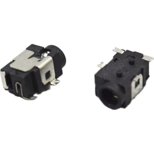 100PCS DC-031A DC031A 3.5*1.3mm SMD 4PIN DC POWER SOCKET FEMALE DC CONNECTOR ROHS Dropshipping