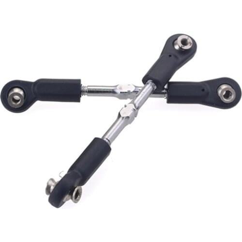 2Pcs 8124 Metal 75-85mm Steering Rod for 1/8 Zd Racing 9116 9020 9072 9071 9203 08425 08426 08427 08428 Rc Car Parts