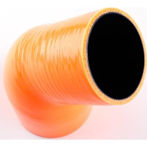 3"-3" 76-76 mm 45 Degree Elbow Silicone Hose Coupler Turbo Intake Universal