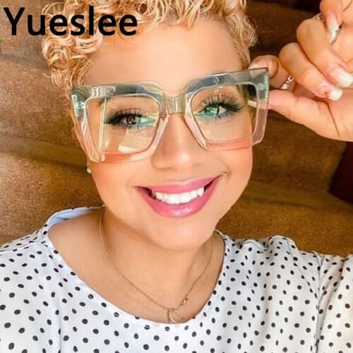 46727 Marcos De Gafas Para Mujer High Quality Acetate Square Glasses Frame Men Women Optical Fashion Computer Eyeglasses