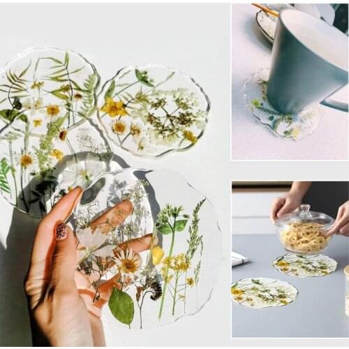 Irregular Coaster Soft Silicone Mold Creative Ornaments Home Decorative Accessories Agate Coaster Cups Mats Resin Molds