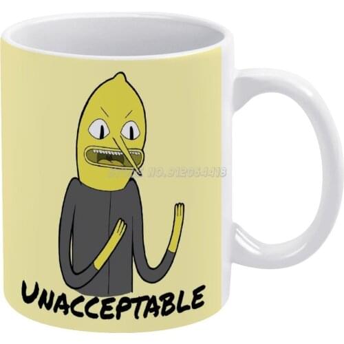 Lemon Coffee Mugs Ceramic Mug Tea Cup Custom Cup Personalized Maman Gift Adventure Time Cartoon Cartoon Lemon Fruit Funny Lemong
