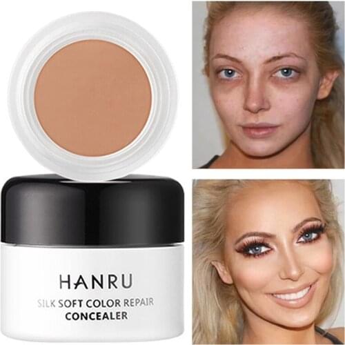 1Pcs Concealer Waterproof Sweatproof Long-Lasting Repair Brighten Cover Acne Tattooed Dark Circles 6 Colors Beauty Face Makeup