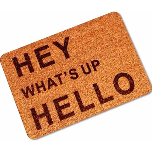 NEW Hello You Again Funny Mat Welcome Home Front Doormat For Entrance Door Mat Outdoor Rugs Pads Anti Slip Floor Carpet Tapetes