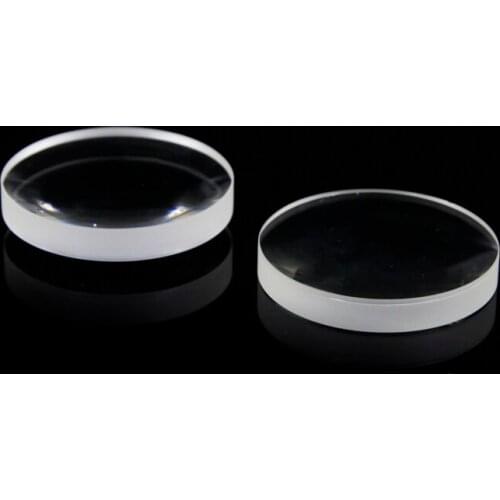 Quartz material, pure white glass high-precision focusing condenser plano-convex lens diameter 12.7mm
