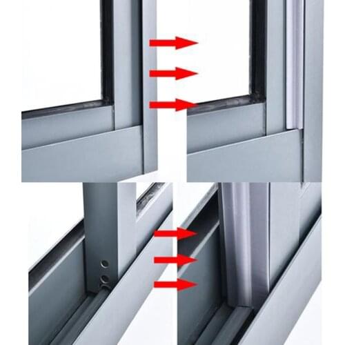 NEW 4/8/12pcs Self-Adhesive Window Sealing Strip Soundproof Windproof Dustproof Sealing Strips