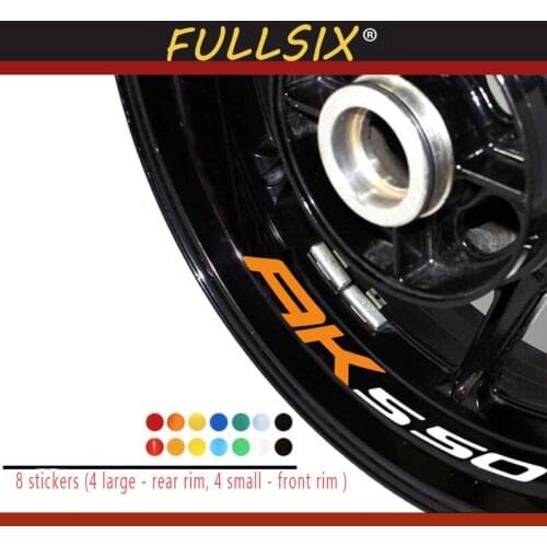 New Motorcycle tire reflective sticker creative wheel rim logo decal moto Decorative accessories for KYMCO AK550 ak 550