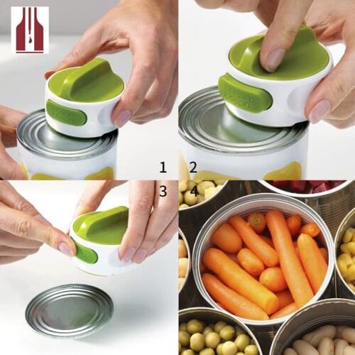 Wowshine Manual Stainless Steel Can Opener Switch Shape Jar Bottle Opener Screw Openers