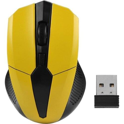 Portable 319 2.4Ghz Wireless Mouse Adjustable 1200DPI Optical Gaming Mouse Wireless Home Office Game Mice for PC Computer Laptop