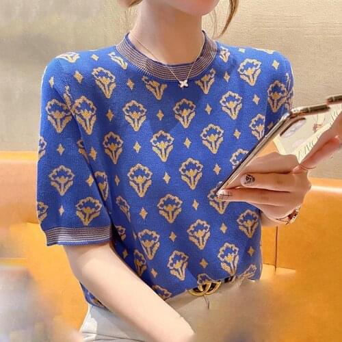 PPLMHU Women's Knitted T-shirts