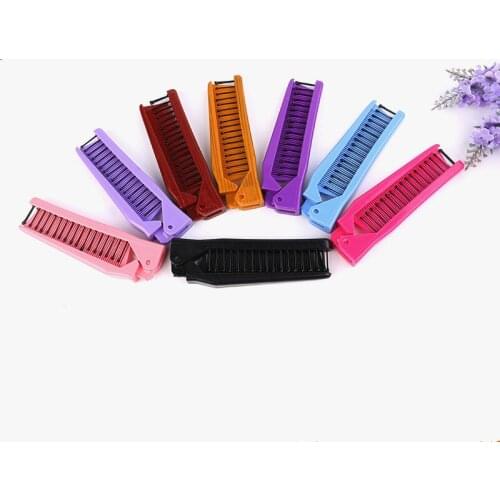 Hair Straightener Comb Folding Hair Sort Out Modeling Salon Hairdresser Combs Styling Tools