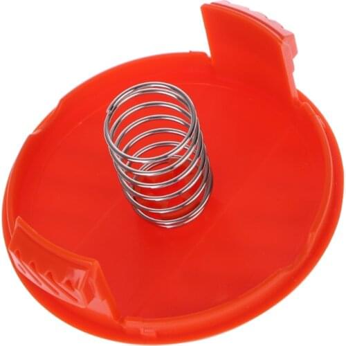 Replacement Spool Cap Covers With Spring For Black+Decker Trimmer Weed Eater New