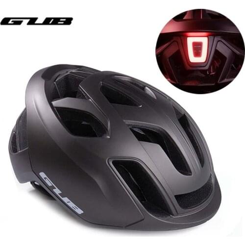 Bicycle Helmet EPS Integrally-Molded Breathable Cycling Light Helmet USB Charging For Men Women Mountain Road Bike Equipment
