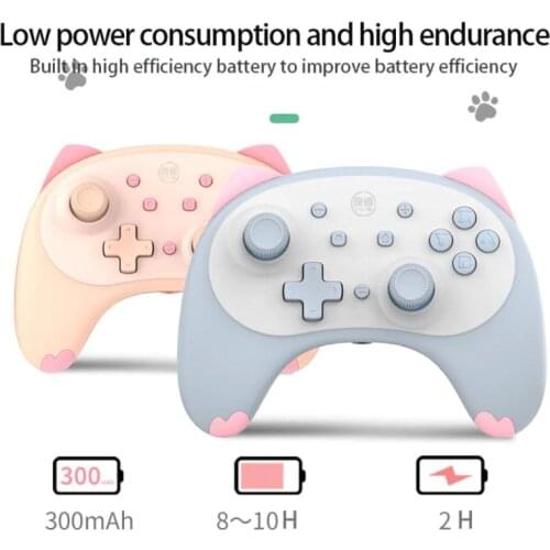 2021 New Wireless Controller For Nintendo Switch /Switch Lite Gamepad Joystick Voice Wake Up 3.5mm Headphone Plug Gamepads