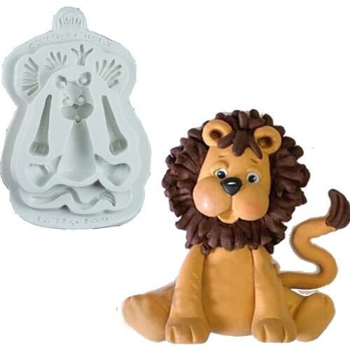 3D Lion Silicone Fondant Cake Molds For Baking Biscuit Cookie Cake Decoration Tools Kitchen Gadgets And Accessories M1160
