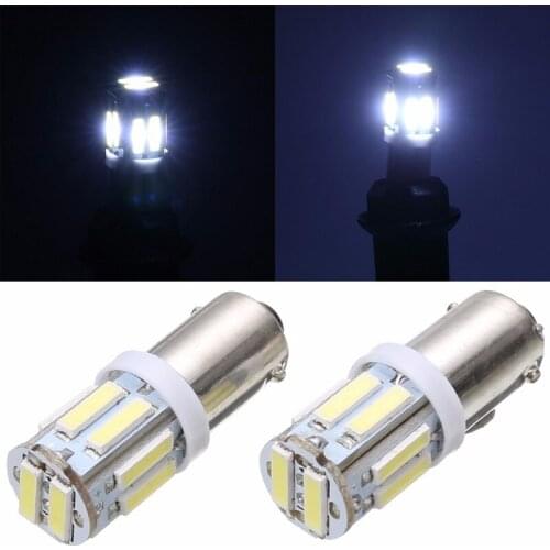 4pcs CANBUS BA9S LED T4W W5W LED 7020 10LED Led Bulb For Cars Roof lights Mirror lights License Plate Interior Signal Lamp 12V