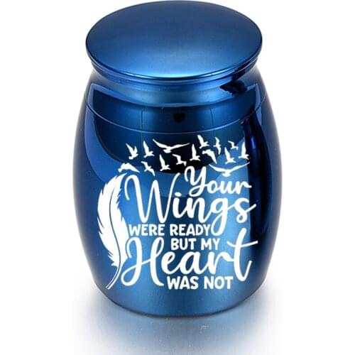 Aluminium Cremation Jar For Ashes Memorial The Deceased Family Members And Pets Five-Color Optional Commemorative Urn