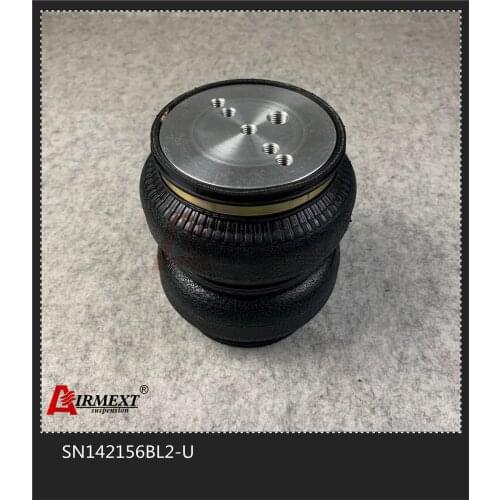 AIRMEXT/ SN142156BL2-U /AIRLIFT 5814 hollow Double convolute airspring airbag shock absorber/pneumatic air suspension air bellow